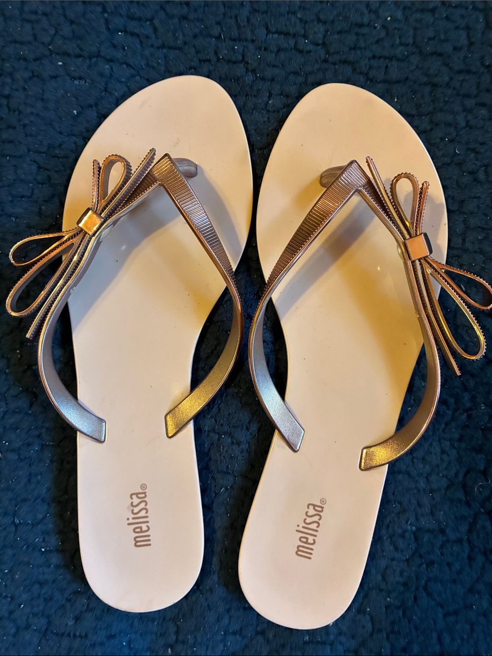 Melissa Harmonic bow jelly flip-flops